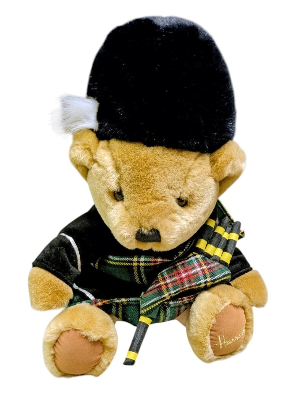 Harrods Knightsbridge Scottish Piper Teddy Bear Plush Toy